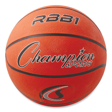 Champion Sports Rubber Sports Ball, For Basketball, No. 7 Size, Official Size, Orange freeshipping - TVN Wholesale